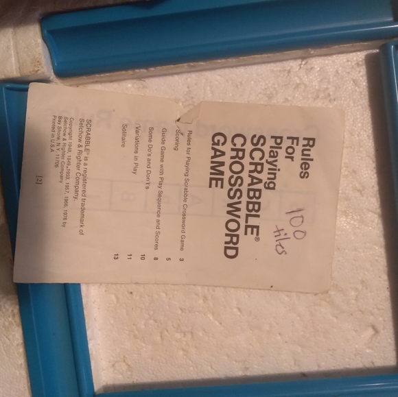 🎲 Vintage Scrabble Board Game Turnable Feature ROCKS 🎸 - Picture 1 of 16